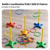 Loop Toss Set with Storage Bag Interactive Plastic Game for Children