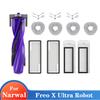 Replacement Parts for Narwal Freo X Ultra Accessories Robot Vacuum Cleaner Spare Kit Main Roller Brush Mop Hepa Filter