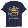 Best of 1972 54th Birthday Gifts Limited Edition 54 Year Old TShirt Graphic Tee Tops for Husband Presents Born In 1972 Clothes