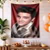 Elvis Presley Boho Wall Tapestry Rustic Farmhouse Perfect For Living Room Studio Wall Balcony Indoor Tasseled Design Gift For Friends Family