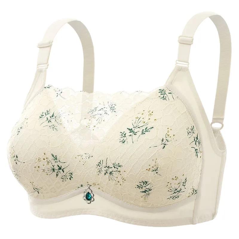 Бюстгальтер для женщин, топ без бретелек, сексуальный кружевной бюстгальтер со сборками, тонкий бюстгальтер без стального кольца, бюстгальтер с эффектом пуш-ап, чувственное нижнее белье, прозрачное модное нижнее белье