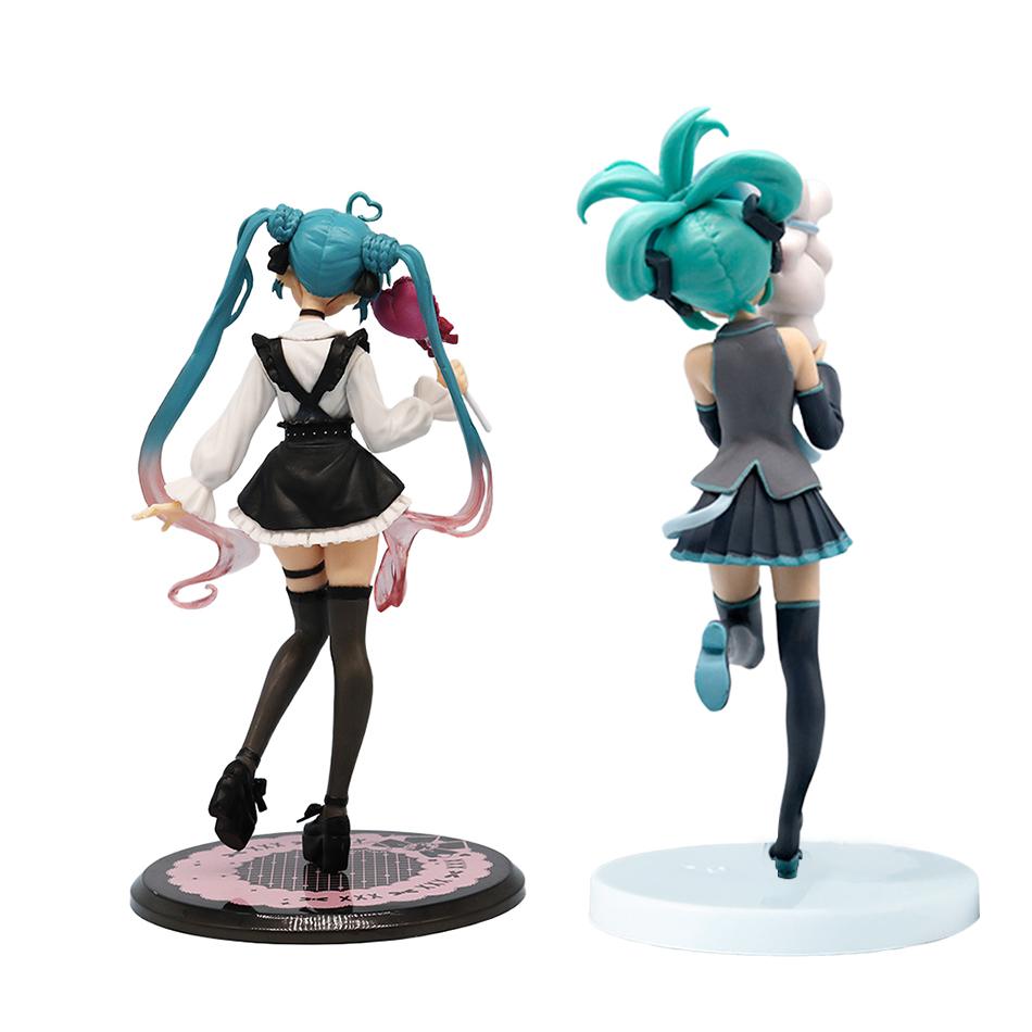 20 см аниме Hatsune Miku X Cinnamoroll фигурка аниме периферийные коллекционные модели декоративные украшения дети кавайный подарок