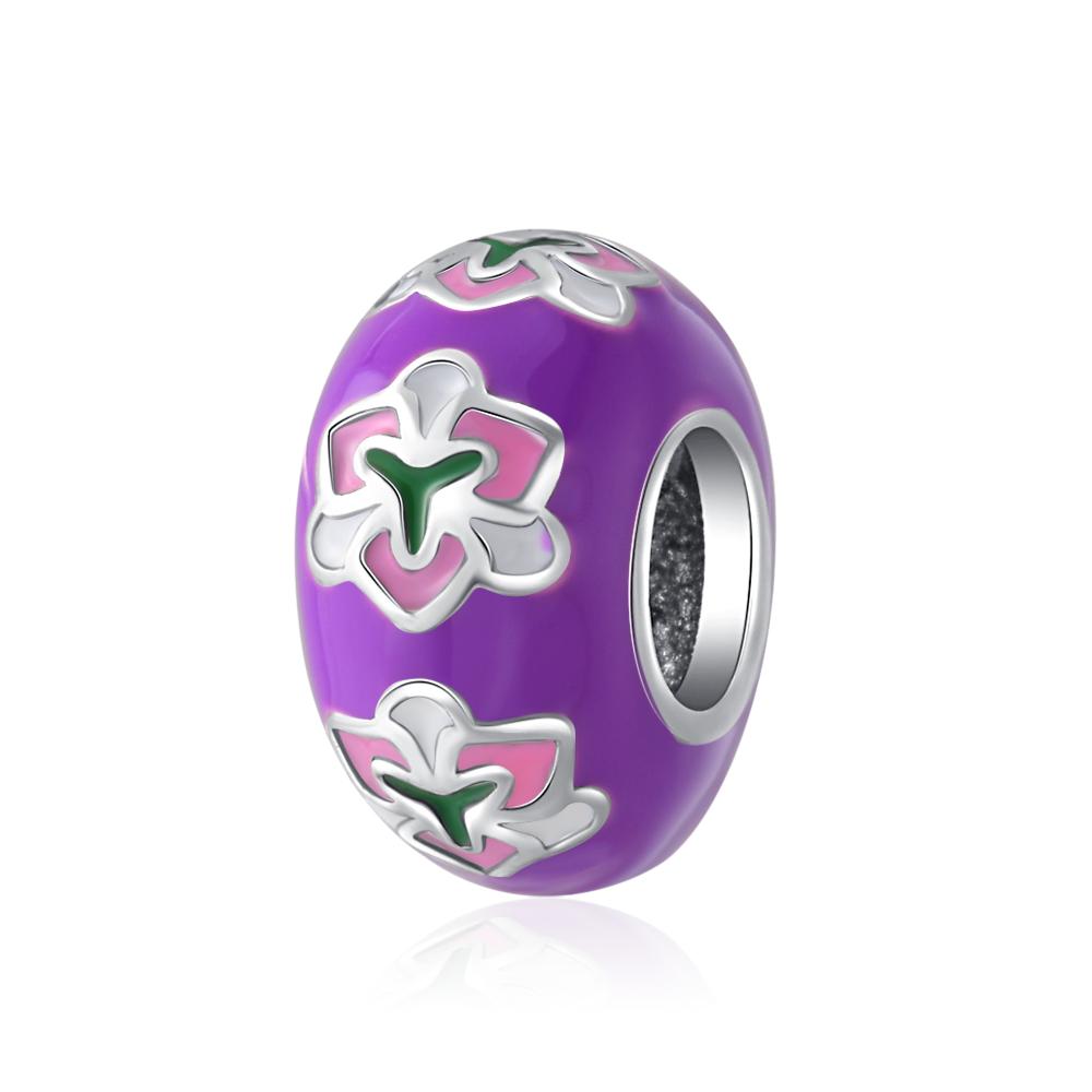 New Copper Rainbow Colored Glass Bead Exquisite Talisman For Serpentine Bracelet Diy Women'S Boutique Jewelry Accessories