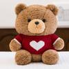 Teddy Cute Bear Plushie Plush Toy Warm Sweater Rose Velvet Children Gift Doll
