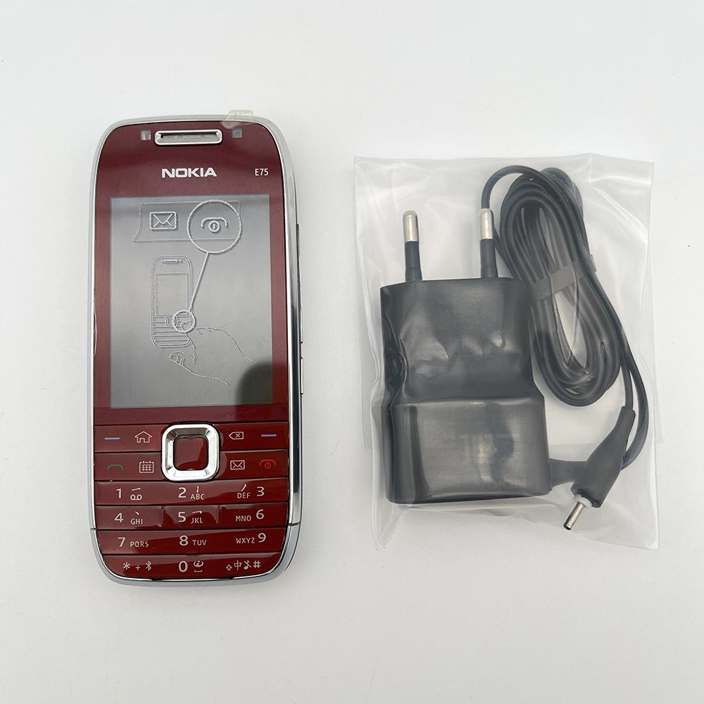 Восстановленный мобильный телефон Nokia E75 с поддержкой 3G, русской и арабской клавиатурой, сотовый телефон с 1 SIM-картой