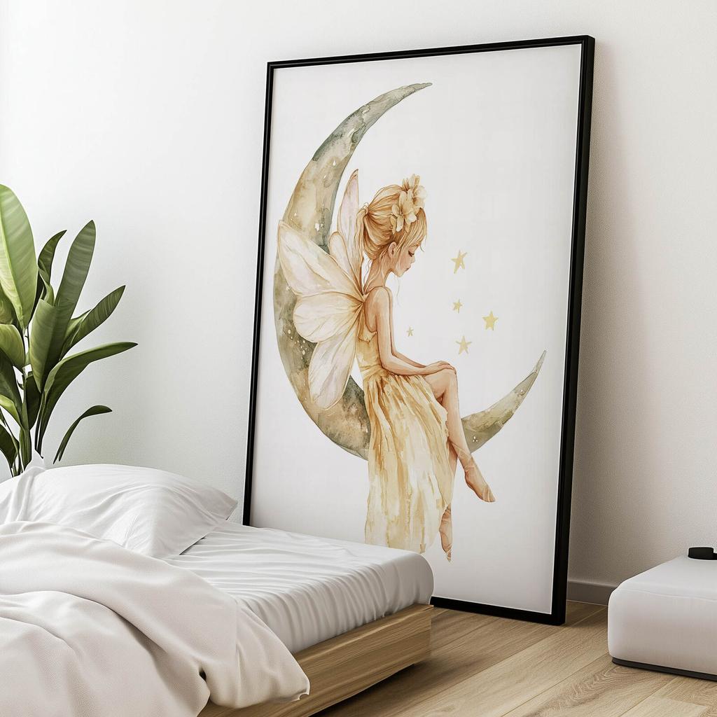 Wróżka Na Księżycu Wróżka Na Księżycu, 70X100 Cm, Bez Ramy, Papier Matowy 230 Gsm