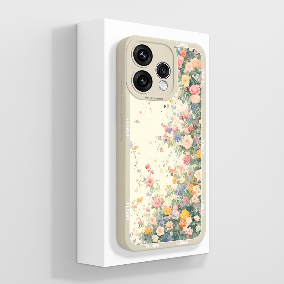 Чехлы Для OPPO Reno 15F 15 Pro Max Мультяшная Девушка-Кошка Ударопрочный Простой Защитный Корпус Для Камеры Для Reno15F Reno15ProMax Capa