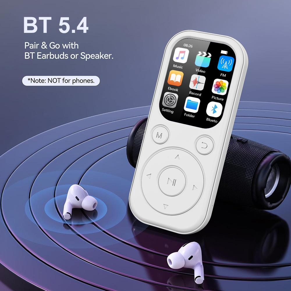 Музыкальный проигрыватель MP3/MP4 с функцией записи и подключением по Bluetooth