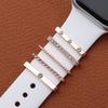 Браслет Смарт-часы Кольцо с бриллиантовым орнаментом для Apple Watch Ремешок для металлических часов Декоративные подвески