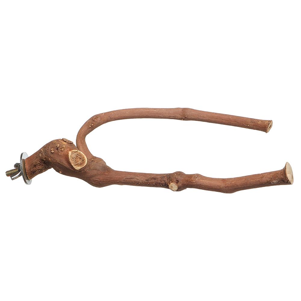 Клетка для волнистого попугайчика, подвесные игрушки для птиц, деревянная подставка-жердочка для попугая, платформа, деревянная ветка для попугая