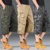 Men's Loose-Fit Multi-Pocket Summer Cargo Shorts