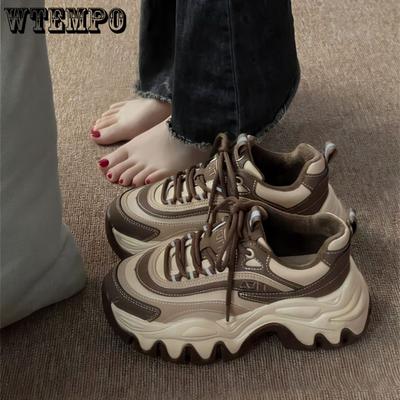 Женские летние кроссовки, уличная спортивная обувь, повседневные кроссовки, полые дышащие неуклюжие кроссовки