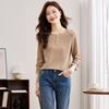 Long-sleeved T-shirt for Women In Autumn and Winter New Style Fashionable and Versatile Women's Autumn and Winter Women's Korean Style Base Shirt