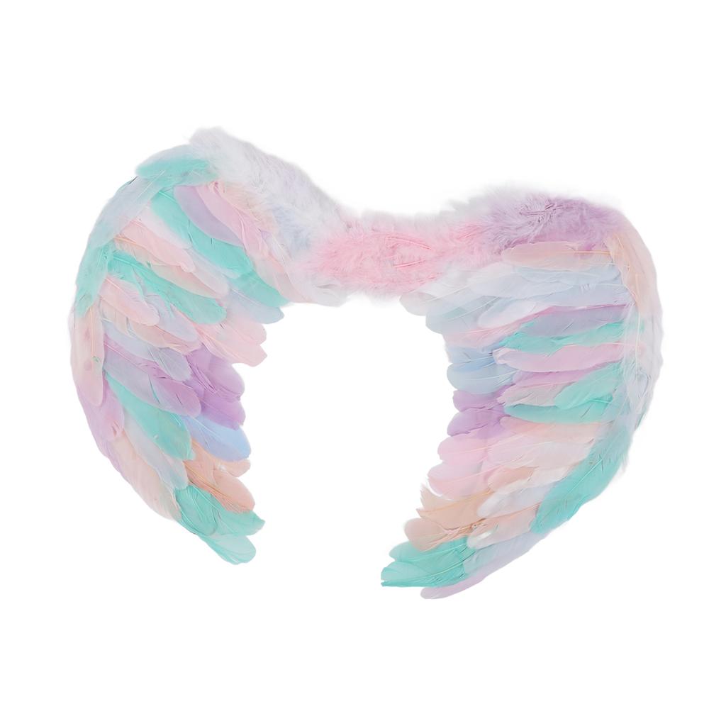 Красочные крылья ангела, легкие, изысканные, искусственные крылья ангела для вечеринки на Хэллоуин