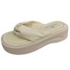 Thick-bottomed flip-flops women's summer outer wear 2025 new pinch slippers non-slip casual seaside beach sandals
