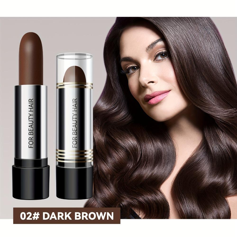 Мгновенно закрасьте седые волосы с помощью нашей краски для волос Hair Dye Pen, которая имеет цвет, похожий на помаду, для временного окрашивания волос.