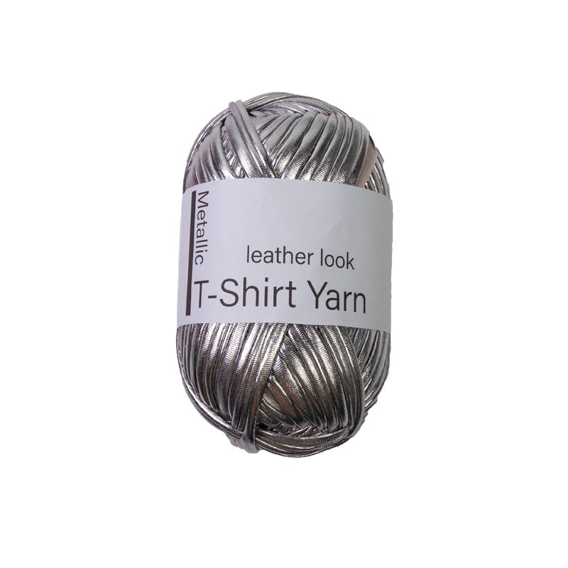 100g/Roll Shiny T-Shirt Yarn DIY Bag Shoes Metallic Cloth Fabric Yarn Knitting Crocheting