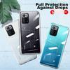 Case And Screen Protector SetRedmi Note 10 Pro Phone Case Transparent Tempered Glass Film, Full Protection Anti-Drop Series, Soft Case/Transparent