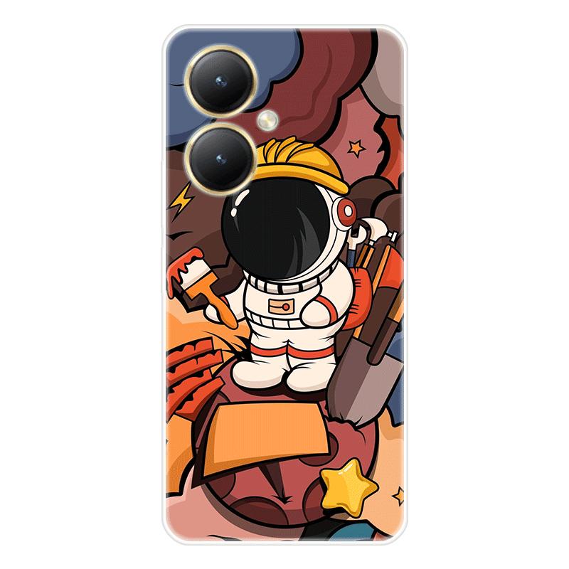 Для Vivo Y27 4G Y 27 5G чехол Мягкая силиконовая задняя крышка Чехол для телефона с рисунком из мультфильма Разнообразие