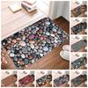 Печать на камнях и напольной плитке Нескользящий маленький коврик Водонепроницаемый Легко моющийся Напольный коврик для внутреннего и наружного использования Прочный домашний декор