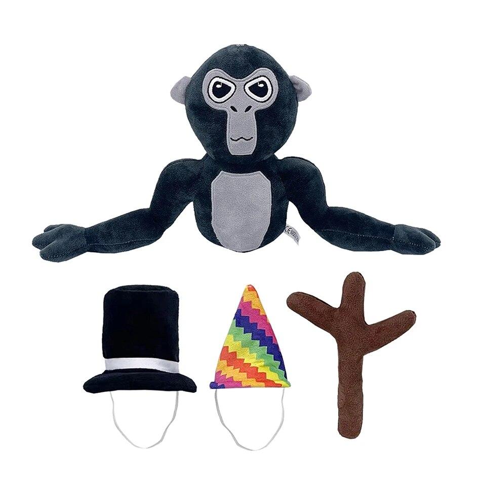 Anime Gorilla Tag Monke Plush Toy Cute Stuffed Cartoon Home Decoration Dolls Pillow Birthday Gift for Kids