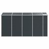 Garden Shed Anthracite Grey 191 x 385 x 198 cm Galvanized Steel