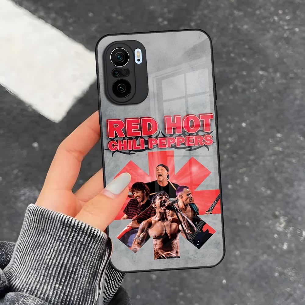 Красный Горячий Чехол для Телефона RHCP Chili для Xiaomi 15 14 13 12 X Redmi Note 10 Mi 11 S Lite T Pro Ультрастек Чехол