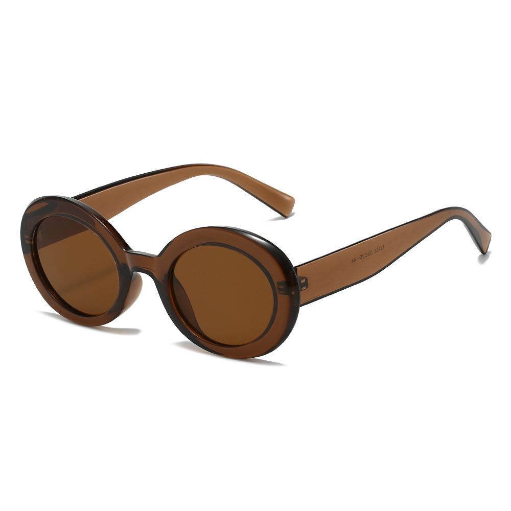 Oval sunglasses, cool square retro sunglasses, UV protection sunglasses