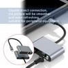Легкий Ethernet-конвертер USB C в RJ45-адаптер с гигабитной скоростью и двойным USB-портом, широкое применение, зарядка PD60W