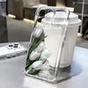 Минималистичный узор с тюльпанами чехол для телефона подходит для iPhone 17 16 15 14 13 12 11 Pro/Max/Plus противоударная задняя крышка