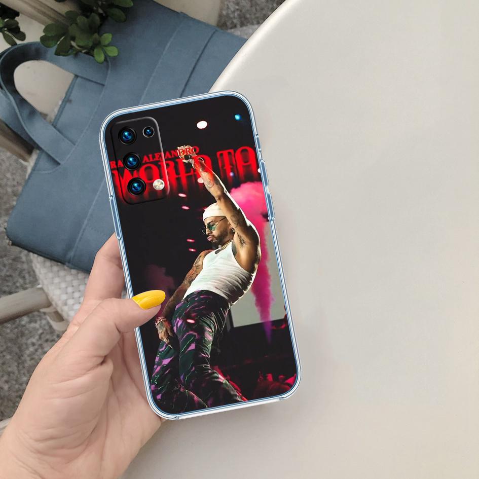 LO83 Rauw Alejandro Soft Shell Transparent Phone Case for Samsung Galaxy A04 A04S A14 A23 A34 A54 M23 M33 M52 M53