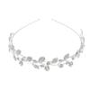 Zinc Zinc Alloy Material Bridal Headwear Rhinestone Crystal Bride Headband Tiara Headpiece  Bridal Dress