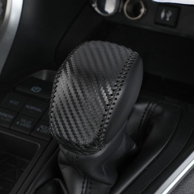 Для Toyota RAV4 XA50 2019 2020 2021 2022 2023 2024 натуральная кожа ручное шитье шестерня AT автомобиль рычаг переключения передач ручка чехол