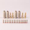 9Pcs 0.8/1.0/1.2Mm Mig Torch Gas Nozzle Tip Holder Protection Parts 15Ak Welding Torch  Coating Protection Nozzle