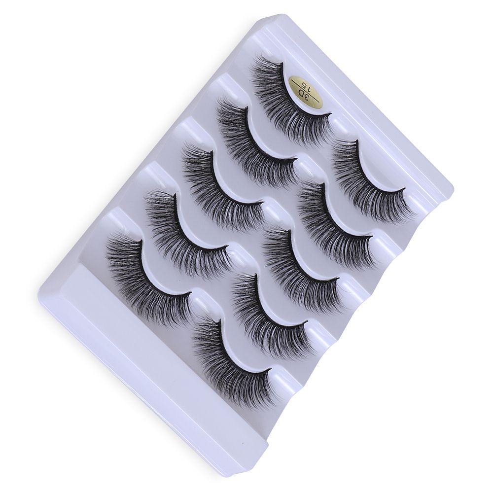 Flared Multi-styles Natural Long Criss-cross Eye Lash Extension 3D Faux Mink Hair False Eyelashes