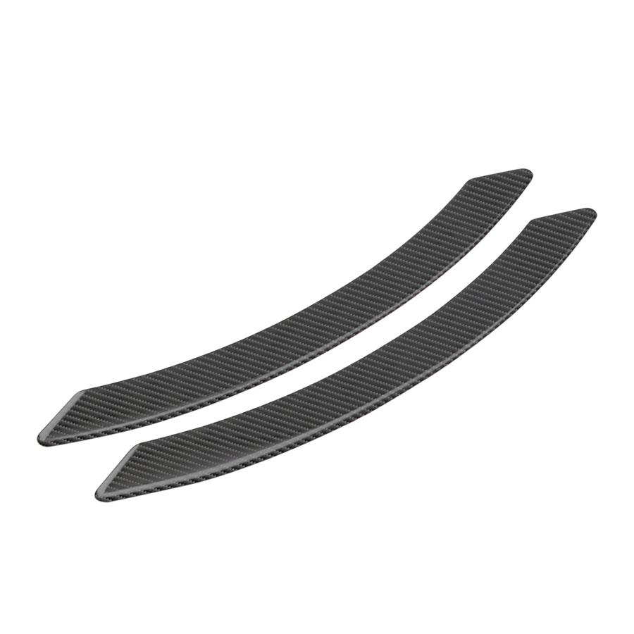 Универсальная накладка на арку крыла из углеродного волокна, защита, наклейка-полоса x2