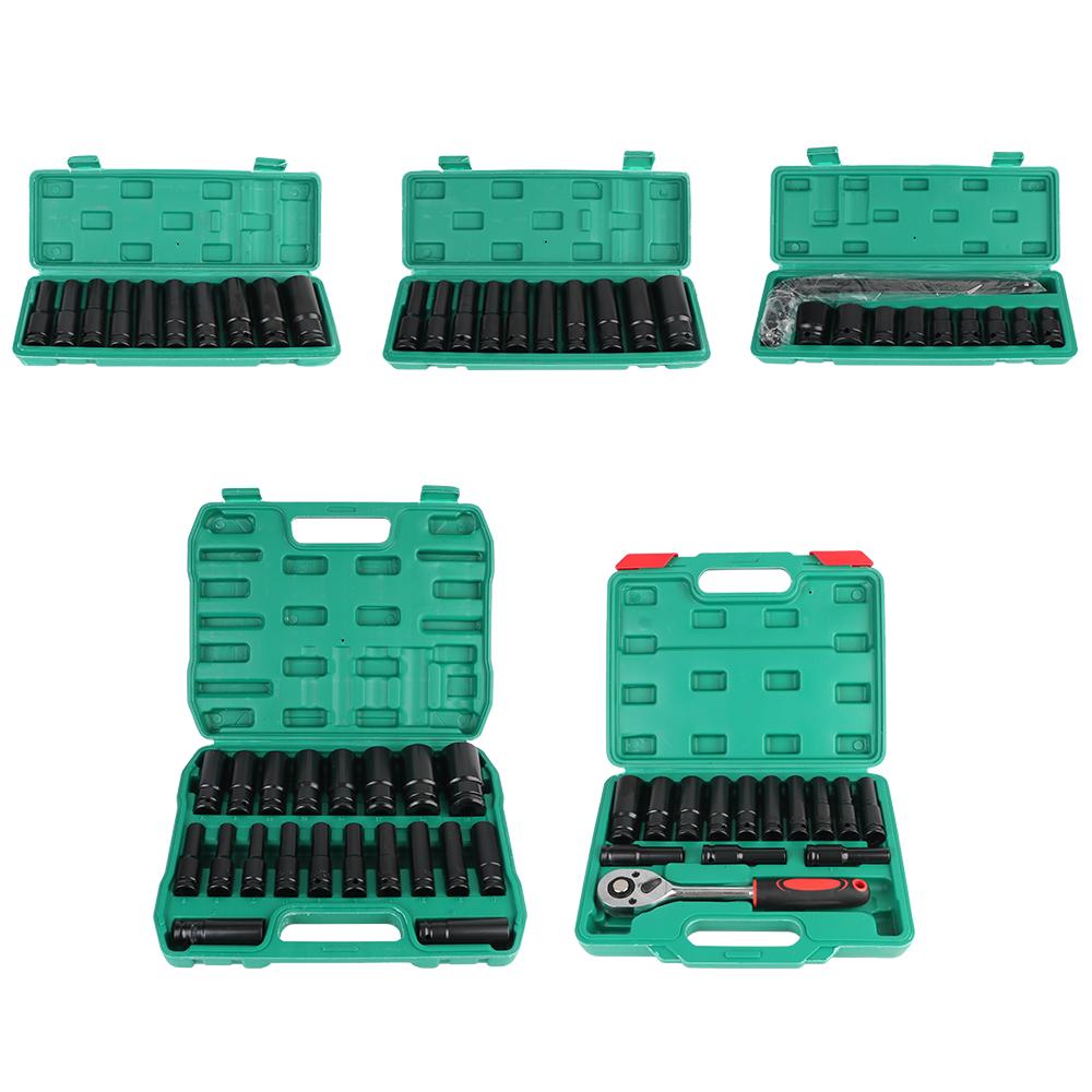 Набор шестигранных головок с приводом 1/2 дюйма 10/14/20 шт. Трещотка, динамометрическая головка, длина 38 мм/78 мм, удлинитель, инструменты для снятия, инструменты для ремонта автомобилей