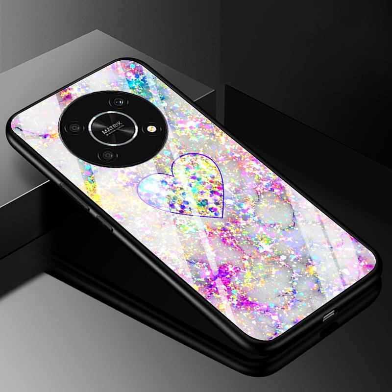 Tempered Glass Case for Huawei Nova Y90 Magic4 Lite Pro 5G Cover Hard Case for Honor Magic 4 50 Lite X9 5G Y90 Phone Case Bumper