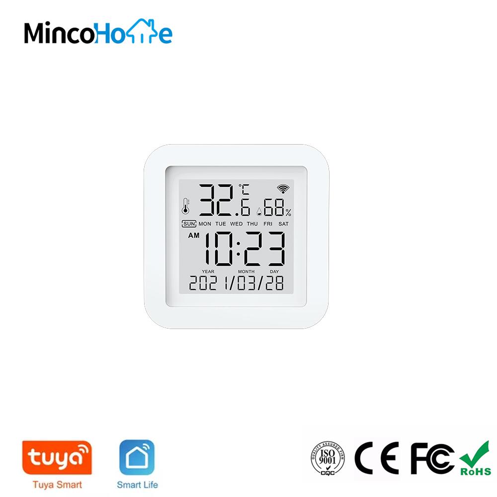 WiFi Temperature Humidity Sensor for Smart Home Thermometer With Display Support Alexa Google Assistant