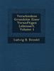 Книга Verschiedene Grunds Tze Einer Vern Nftigen Lebensart, Volume 1