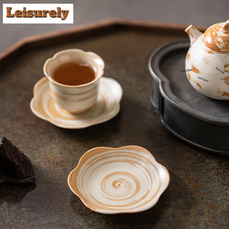 HOYIHM 1pc/lot Cloud Rock White Wabi-sabi Coasters Japanese Hot Pad For Coffee Cups Saucer Anti-scald Placemats Cup Holder Gifts