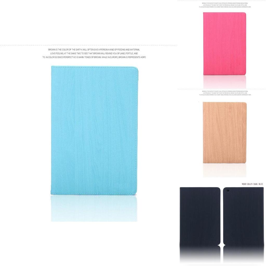 Premium Wood Grain Smart Wake Sleep Stand Flip Case Cover For Apple Ipad 2/3/4 Air Mini With Timeless Retro Design