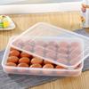 1pc-30 Grids Large Capacity Egg Shockproof Holder Plastic Egg Container with Cover Storage Box Tray for Refrigerator