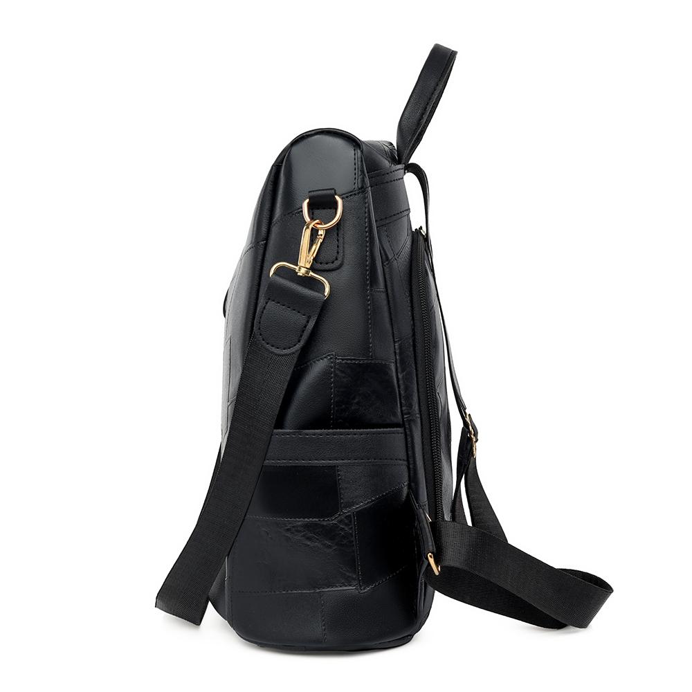 Женский мягкий кожаный рюкзак большой емкости с защитой от кражи для путешествий и поездок на работу