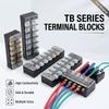 20 ШТ 600В 15А Клеммная колодка с перегородками Соединитель проводов TB-1503 TB1504 TB1505 TB1506 TB-1510 TB-1512 TB-2503-2504-2506-2508