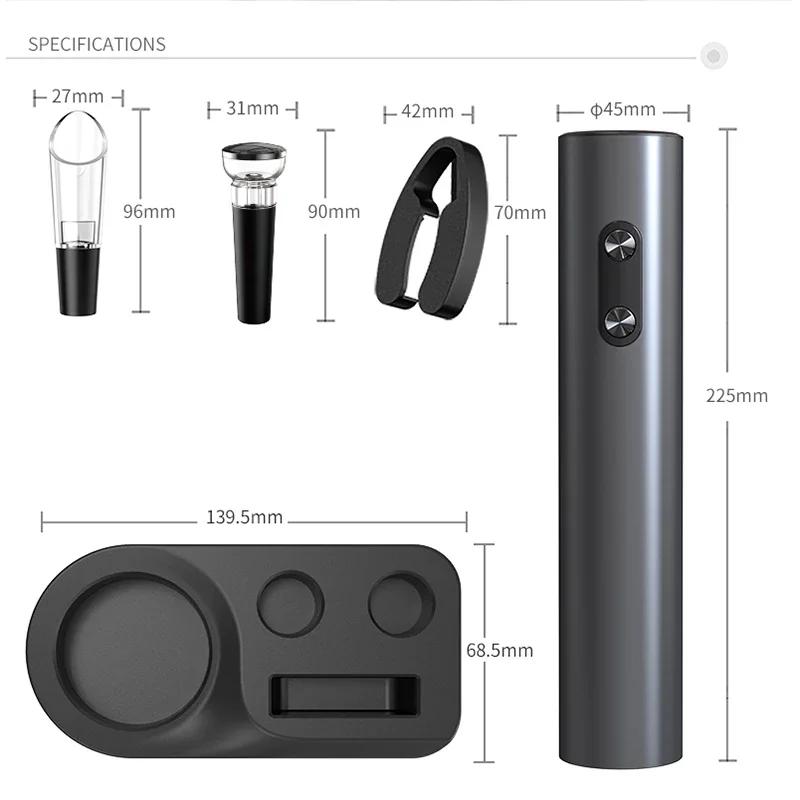 Электрические штопоры Наборы для пива Автоматические открывалки для пивных бутылок Штопор Работающий от батареек Открывалка для колпачков для газировки Кухонные принадлежности