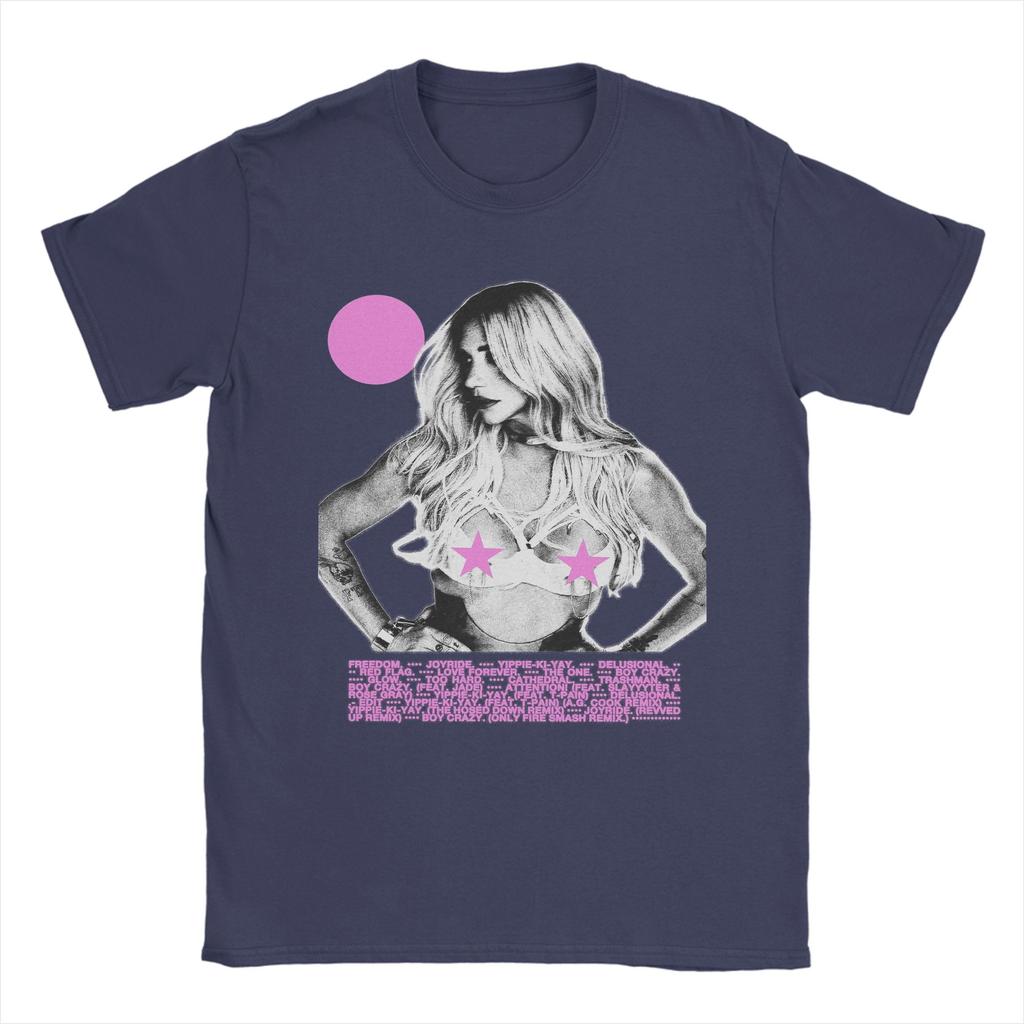 Футболка с принтом Kesha TOUR Пляжная Хлопковые Футболки Для Унисекс Модные Индивидуальные Футболки Своими Руками С Коротким Рукавом Y2K Веселые Топы
