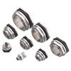 1/2” 3/4” 1” 1-1/4” 2" BSP Наружная резьба Нержавеющая сталь 304 Трубный одинарный свободно вращающийся фитинг с гайкой Соединитель для бака для воды