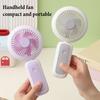 Складной ручной вентилятор с ночным светом, мини-вентилятор с USB-зарядкой для стола, общежития, портативный тихий вентилятор для студентов, офиса, путешествий