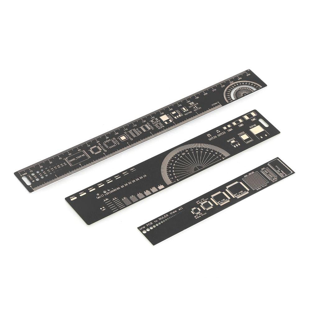 3 PCS 15cm / 20cm / 25cm  Size Engineering Scale Ruler